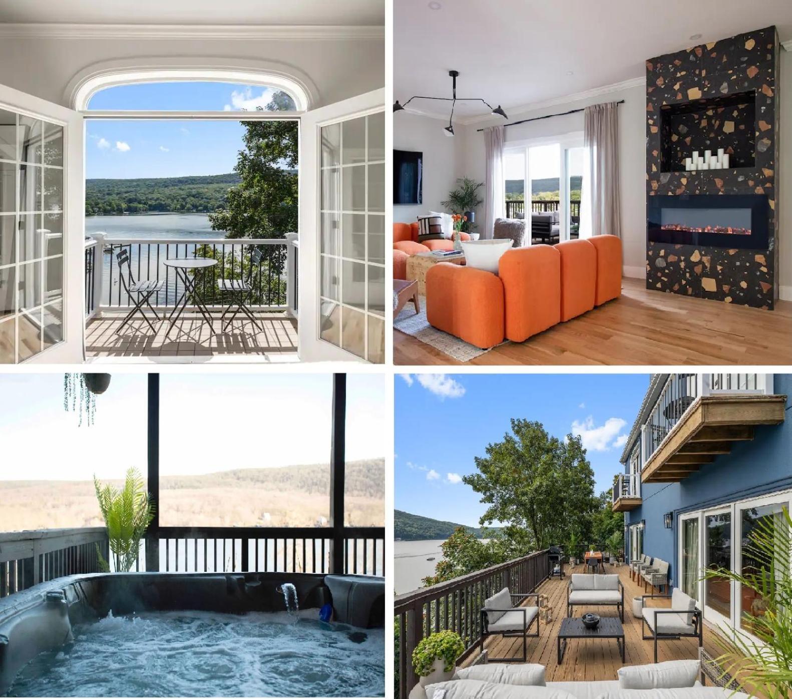 Lakeview House - Hot Tub - Firepit - Stunning Views - Spacious Deck - Cozy Living Room - Bar Greenwood Lake Eksteriør bilde